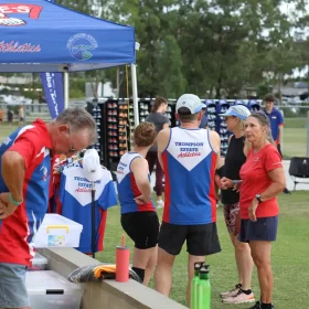 Some of the team at Thompson Estate and Eastern Suburbs Athletics (TEES), a well-established Brisbane athletics and running club located in Carina. Brisbane.